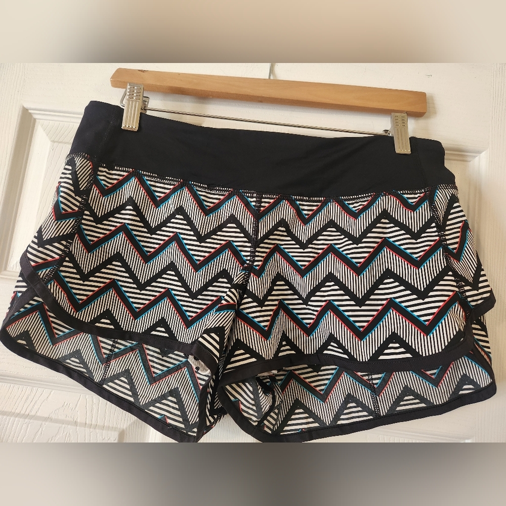 🦄🦄RARE Lululemon Speed Short 2014 Seawheeze - 3D Chevron - 2.5"🦄🦄
